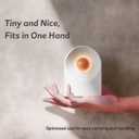 Decorative Night Light with Bluetooth Speaker | Cute Desktop Decor, Portable & Rechargeable, 4 Color Modes + White Noise | Ideal Gift for Home, Office, Travel | White