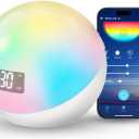 Sunrise Alarm Clock, Natural Wake Up Light with 44 Non-Looping Soothing Sounds, White Noise Machine for Sleeping, 10-Color Night Light with App & Timer, Sound Machine for Bedroom Adults Kids Baby