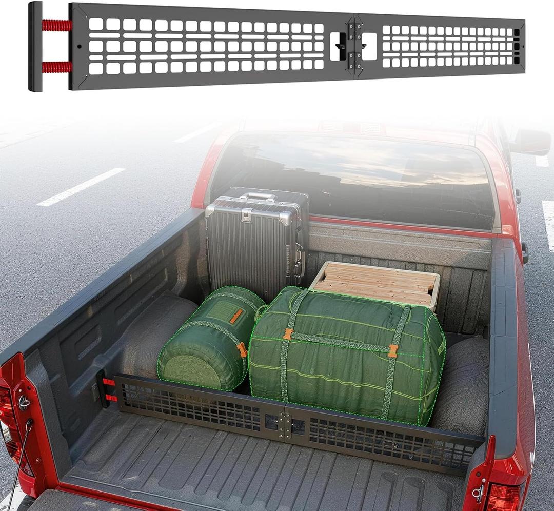 SZYANG Truck Bed Divider Compatible with 2007-2021 Toyota Tundra | Cargo Manager Molle Panel Truck Bed Organizer Replacement for 2007-2021 Toyota Tundra Accessories