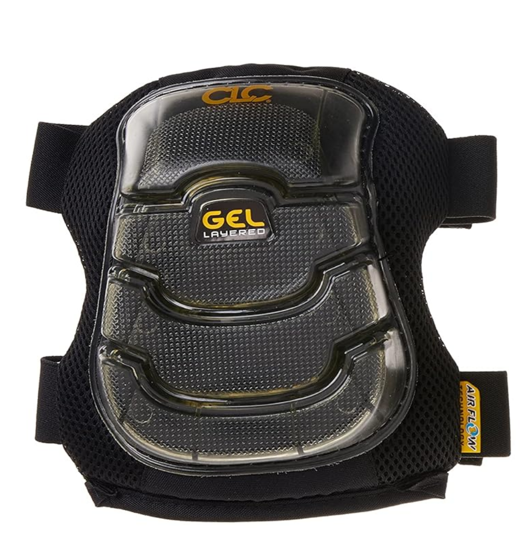 CLC Custom Leathercraft 367 Airflow Gel Kneepads, Black 1 Pack
