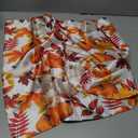 Satin Pillowcase for Hair and Skin, Pumpkin Marble Leaf Silk Pillow Case Queen Size Silky Pillowcases with Zipper Cooling Pillow Cover (20x30 Inches)