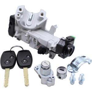 ApplianPar Ignition Switch Door Lock Cylinder with 2 Remote Keys for CRV 2007-2011