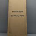 XLarge Dog Door for Sliding Glass Doors, Adjustable 75.39"-81.3" Slider Height, Extra Large Dog Door for Sliding Door, All-Metal Framed & Tempered Glass Lockable Panel Can Slide Up and Down