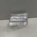 Clear ID Holder for Lanyard - ID Card Holder Waterproof (Inches, 4 x 3 Horizontal 100 Pack)