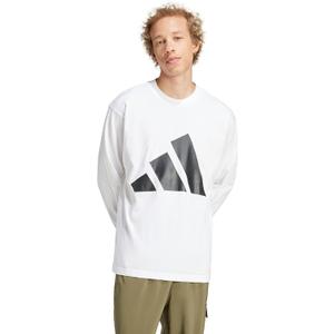 adidas Mens Essentials Big Logo Single Jersey Long Sleeve T-Shirt (X-Large Tall)