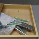 Mulush 17”W x 21”D x 3‘’H Soft Close Slide Out Wood Drawer Organizer for Kitchen, Finished, (Cabinet Opening>17.5 inches for Bottom Assembly, Opening= 17 inches for Side Assembly)