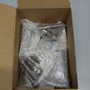 WOWTK Passenger Footpeg Mount Kit fits for Harley Softail 2012-2017 FLS and FLSS and 2008-2011 FLSTSB models,Replace for 50932-08,Vivid Black