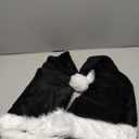 Black Santa Hats – 2-Pack Holiday Costume Caps