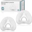Nasal Mask Cushion for AirFit N20, 2 Packs Reliable Seal & Perfect Fit for Nasal Pillow Mask Cushions - Replacement Supplies (L)