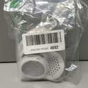 Antrader Louver Vents, 5 Pcs Stainless Steel Round Mesh Hole 2inch,White