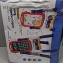 Kids Easel for Toddlers Age 2-4 Art Magnetic White Board & Chalkboard Double Side Adjustable Stand Drawing Writing Learning Educational Toy for 2 3 4 Year Boys Girl Birthday Gifts (Blue)