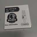 BUBO 10 Pack G4 LED Bulb 2W Equivalent 30W 3000K Warm White 250 Lumens 360Beam Angle, T3 Halogen Bulb Replacement Landscape Bulbs, AC/DC 12V Led Lights G4 Bi-Pin Base for Outdoor Landscape Lighting