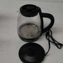 Chefman 1.7-Liter Electric Tea Kettle w/ Borosilicate Glass and Automatic Shutoff - Black