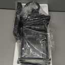 Outdoor Wall Lights Exterior Black Outdoor Light Fixtures Wall Mount with Water Ripple Glass Waterproof Anti-Rust Outside Wall Sconce Porch Lights for House Garage Doorway (15 inch)