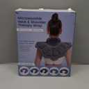 Microwavable Heated Neck Wrap Warmer and Shoulder Weighted Heating Pad Microwave for Hot and Cold Compress
