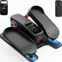 Under Desk Elliptical Machine, Electric Elliptical Leg Exerciser While Sitting for Seniors As Seen on TV, Quiet Portable Seated Pedal Exerciser for Seniors with 12 Speeds for Home