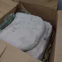 GREENSTELL Small Vanity Stool Chair with Storage and Folding Back, 13.4" x 15" x 30" Square Faux Fur Soft Ottoman, 4 Metal Legs with Anti-Slip Feet, Furry Padded Seat for Makeup, Bedroom, Camel