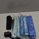 LEEKEY Resistance Bands, Exercise Bands with Handles,Pull Up Assist Bands - Band Set with Door Anchor - Bands for Working Out,Band for Men and Women Fitness Training,Home Workouts (5-125LBS BLUE)