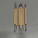 Jetmore 6 Pack Clay Tools Kit, Pottery Tools & Sculpting Tools, Polymer Modeling Clay Cutters Sculpture Set for Carving, Ceramics, Molding, DIY