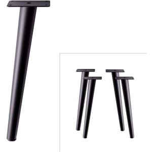 Slant Furniture Metal Legs - Set of 4 New (Black 16" H)