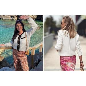 Saodimallsu Womens Button Up Cardigan Long Sleeve Open Front Cable Knit Fall Trendy Sweater Jacket with Pockets Size L