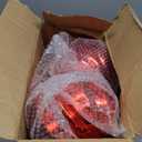 Benjia Extra Large Size Outdoor Christmas Ornaments, Oversized Huge Big Shatterproof Xmas Christmas Plastic Balls for Outside Lawn Yard Tree Hanging Decorations (6"/150mm, Red, 6 Packs)