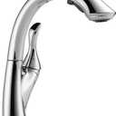 Delta Faucet Linden Single-Handle Kitchen Sink Faucet with Pull Out Sprayer, Chrome 4153-DST, 12.38 x 5.00 x 12.38 inches
