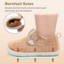 JOINFREE Toddler Shoes Girls Boys Lightweight Dress Shoes Wide Barefoot Flats Fashion School Shoe Kids Fall Walking Sneakers