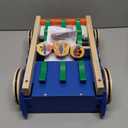 Melissa & Doug Deluxe Chomp and Clack Alligator Wooden Push Toy and Activity Walker