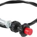 55204 Control Cables with 2 Inch Black Knob, 10 Ft. Length for Universal Fit