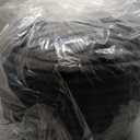 SHOUREN Stuffed Round Ottoman,Pouf Ottoman Foot Rest, 20 X 15, Dark Grey