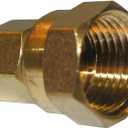 LASCO 17-6637 3/8-Inch Compression by 1/2-Inch Female Pipe Thread Brass Adapter