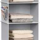 Simple Houseware 6 Shelf Hanging Closet Organizer, Gray