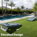 Coast Modern All Weather Cornhole Board Set - 4 x 2 ft Regulation Size - Premium Outdoor Game for Adults & Family