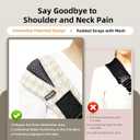 Baby Sling Carrier for Toddler, Houndstooth Baby Carrier Sling, Premium Cotton Linen Adjustable in Both Front and Back Shoulder Strap, Portable and Lightweight Toddler Carrier