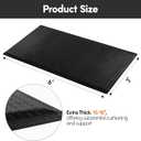 Anti Fatigue Mats Industrial 3' x 6' 15/16" Thick Ergonomic Standing Mat Commercial Heavy Duty Diamond Plate Shop Floor Mats Helps Relieve Back and Leg Soreness