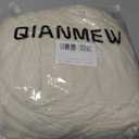 QIANMEW Couch Cushion Covers, Comfort Soft Magic Sofa Covers Washable Stretch Resistant Slipcovers for Sectional and L Shaped Seats Furniture Protectors for Pets (1PC Back Couch Cover, Ivory)