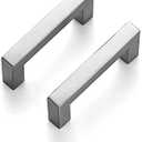Ravinte 20 Pack 3 Inch Square Cabinet Handles - Satin Nickel Pulls, Brushed Nickel Drawer Pulls, Kitchen Hardware, Handles for Cabinets, Cupboards
