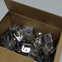 Stainless Steel Garden Clips, Extra Wide Strong Fixing Greenhouse Clips For Pvc Pipes, Garden Hoops. For Fixing Plant Cover, Shade Cloth, Greenhouse Plastic Sheeting, Garden Netting, Etc.