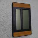 La Crosse Technology Atomic Digital Clock with Outdoor Temperature, Wood Oak, 0