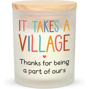 OASSIE Teacher Appreciation Gifts - Vanilla Lavender Candle 10 oz - Thank You Teachers Day Nurses Appreciation Gifts for Women Coworkers Employee Daycare Provider Babysitter, Therapist Nanny Gift, 3 inches x 3.5 inches
