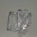 ESreake 10 Pack Large U Shape Diamond Crystal Glass Cabinet Pulls Knobs Handles, Modern Decorated Shiny Dresser Drawer Pulls Handles for Cupboard Wardrobe Dresser (5" Hole Centers, 10 Pack)