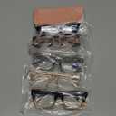SIGVAN 6 Pack Oprah Style Reading Glasses Blue Light Blocking Square Computer Spring Hinge Readers for Women, + 2.0