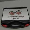 Wireless Trailer Lights Magnetic, New Rechargeable LED Trailer Light Kit with Brake Lights, Turn Signals and Reverse Lights for Towing Truck Camper RV Boat (Black)