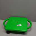 hand2mind Green Indoor Scooter Board with Handles, Sit Down Floor Scooter, Gym Activities for Kids, Indoor Sport Recess Games, Physical Education Equipment, Gross Motor Toys