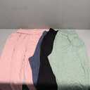 Neer 4 Pack Women Plus Size Wide Leg Yoga Pants High Waist Sweatpants Plus Size Palazzo Pants Lounge with Pockets, XL