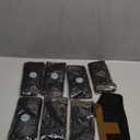 8 Pairs Compression Socks for Men Circulation 15-20 mmHg Knee High Stockings for Running Hiking Climbing Cycling L-XL