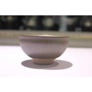 Chinese and japanese kungfu tea cup, New Tenmoku Matcha Tea Bowl with handcraft-set sliver lotus (seven)