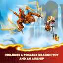 LEGO NINJAGO Tournament Temple City Building Toy for Teen Boys & Girls, Ages 14+, Great for Dragons Rising Fans Who Enjoy Model Building Sets and NINJAGO Toys - 71814