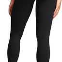 INGIA Womens High Waist No Front Seam Scrunch Butt Leggings Workouts 25 Inches V-Back Scrunch Booty Gym Yoga Pants
